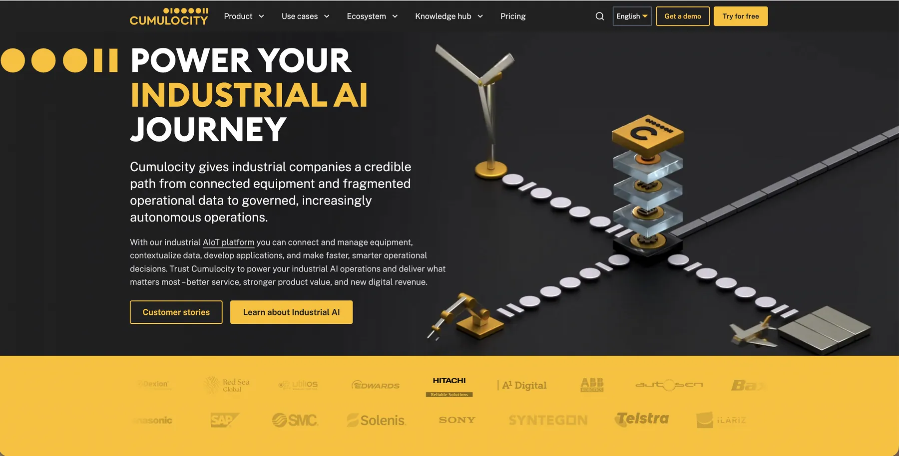 Cumulocity homepage: Power your industrial AI journey